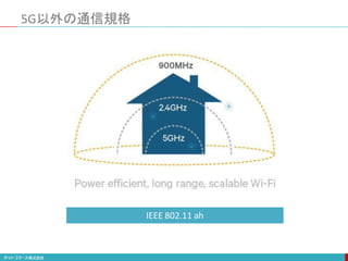 5G以外の通信規格
IEEE 802.11 ah
 
