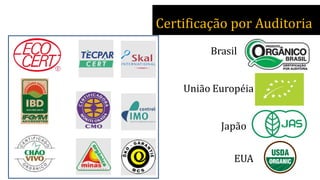 Certificação por Auditoria
Brasil
União Européia
Japão
EUA
 