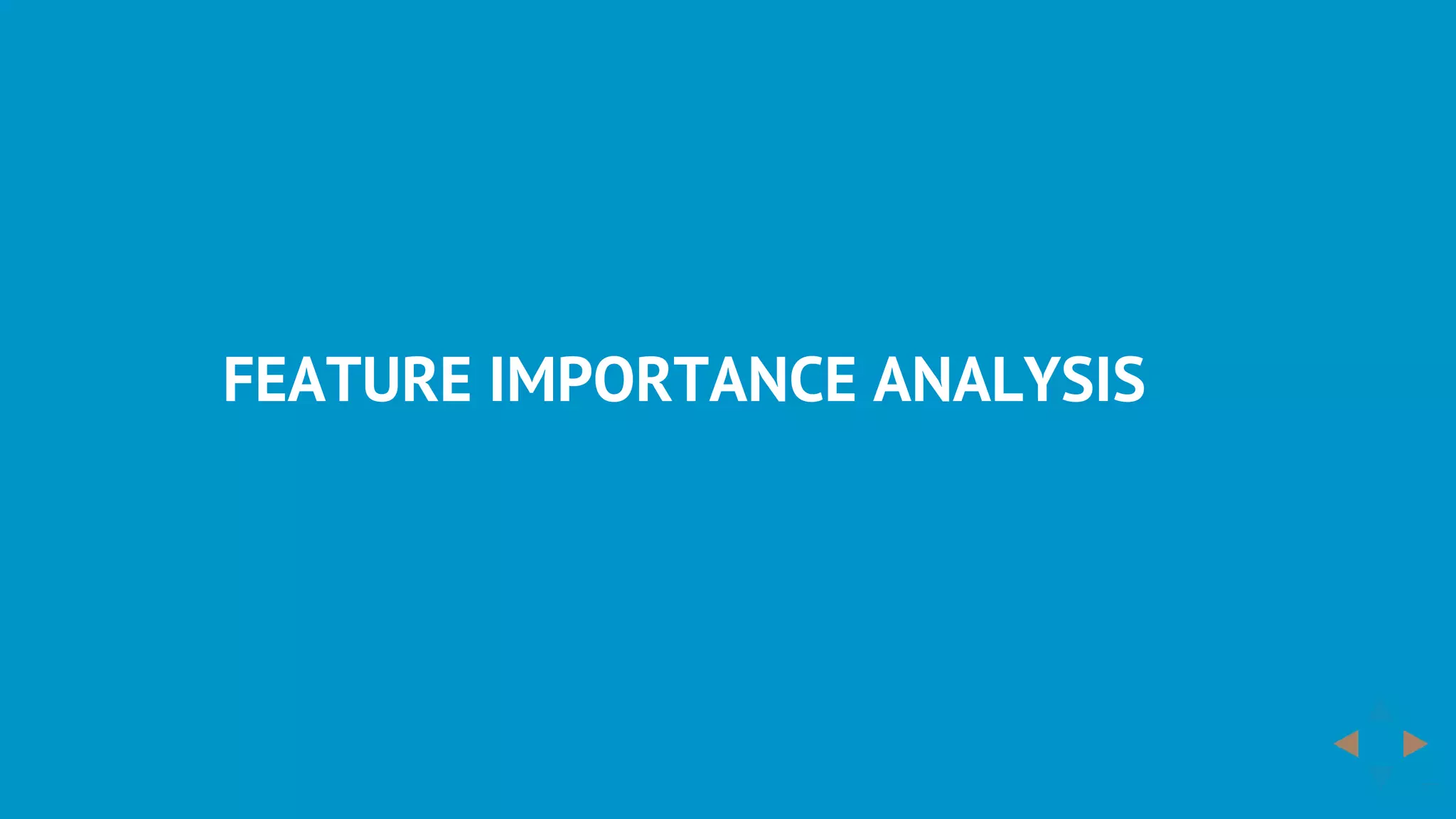 FEATURE	IMPORTANCE	ANALYSIS
 