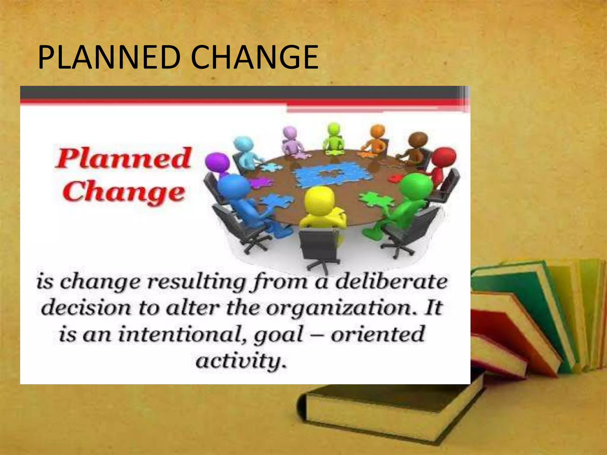 PLANNED CHANGE
 
