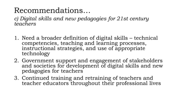 Summary of ict and distance education for teacher 17th march | PPT