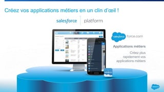 Créez vos applications métiers en un clin d’œil !
Applications métiers
Créez plus
rapidement vos
applications métiers
 