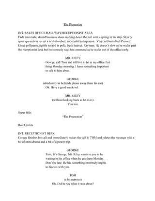 Final Script Draft | PDF
