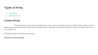 Arrays | PPT