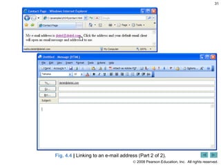 Fig. 4.4  |  Linking to an e-mail address (Part 2 of 2). 
