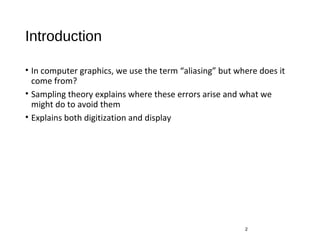Sampling and Aliasing | PPT