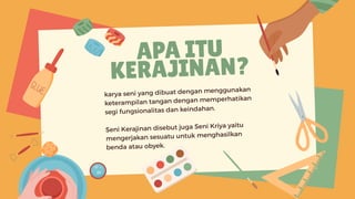 Kelas 11 materi tentang Konsep Kerajinan | PDF