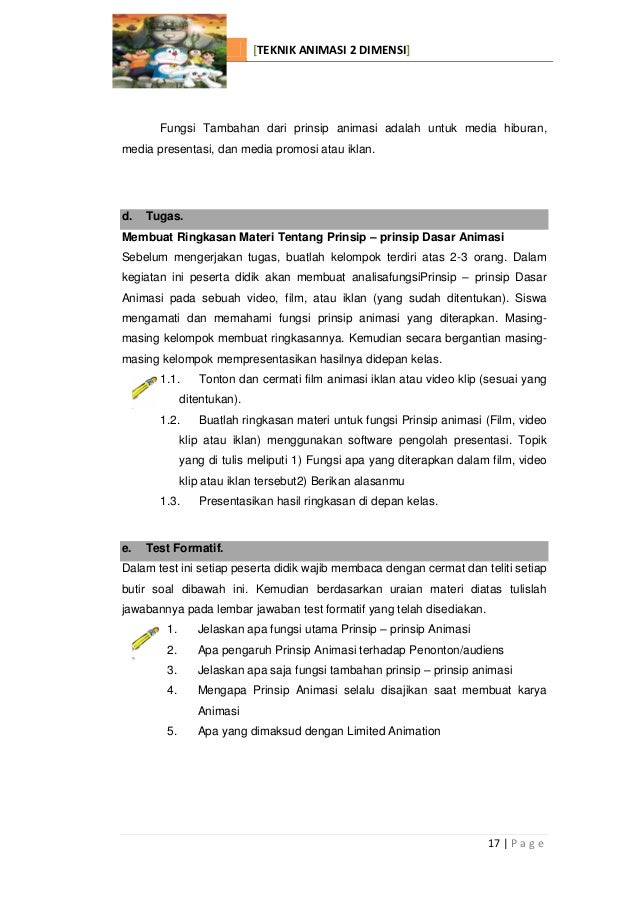 Populer 31 Soal Dan Jawaban Animasi 3 Dimensi Kelas 11 Semester 2