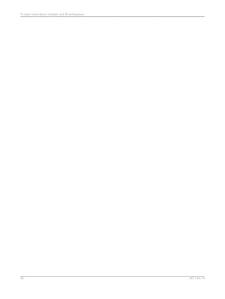 2011-04-1430
To learn more about modules and BI workspaces
 