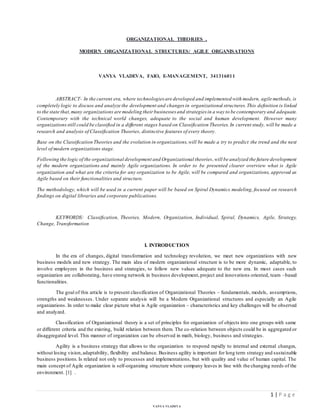 Modern organizational structures | DOCX