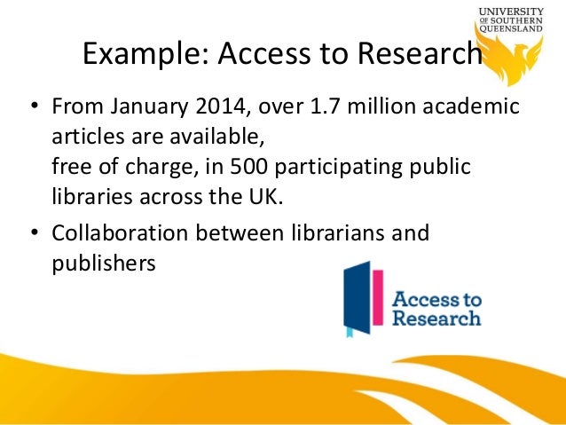 public access to research papers