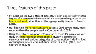 Does e-commerce Increase Food Consumption in Rural Areas? Evidence from China