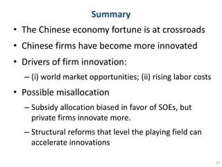 From "Made in China" to "Innovated in China"