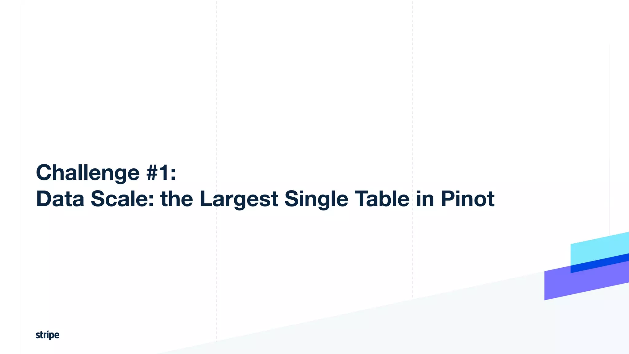 Challenge #1:
Data Scale: the Largest Single Table in Pinot
 