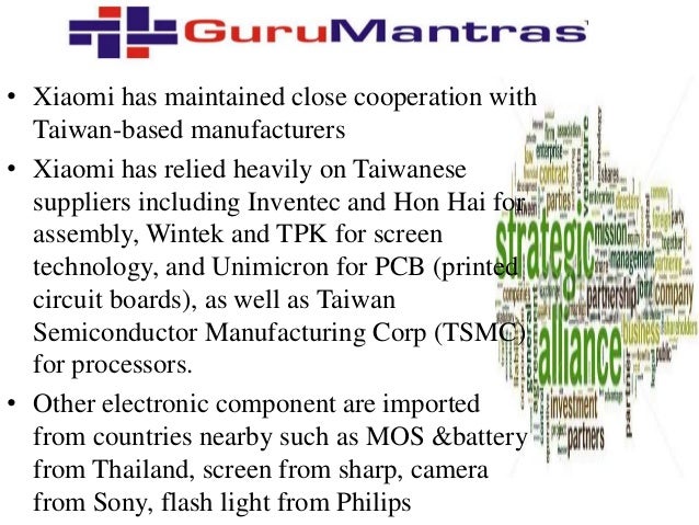 Xiaomi supply chain management image
