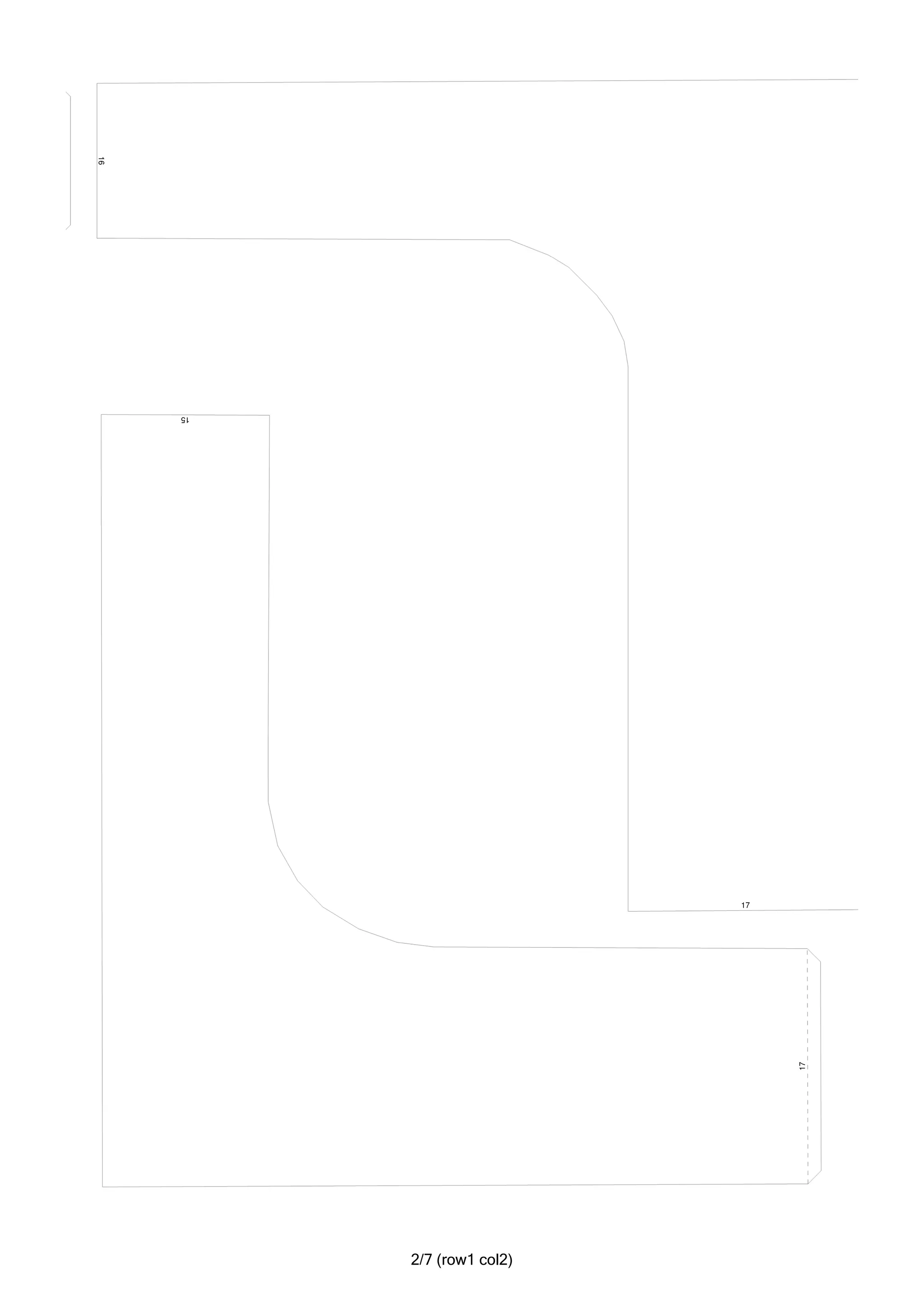 2/7 (row1 col2)
17
16
15
17