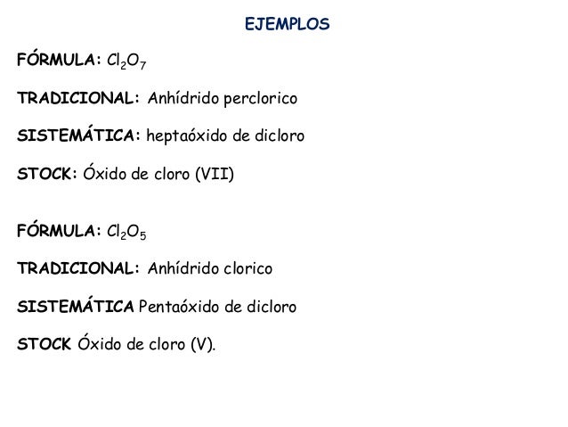 Formulacion Y Nomenclatura De Los Oxidos Formulacion Y Nomenclatura De Los Oxidos