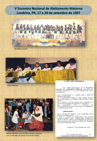 VI Encontro Nacional de Aleitamento Materno
Belo Horizonte, MG, 19 a 24 de setembro de 1999
No VI Encontro Nacional de Ale...