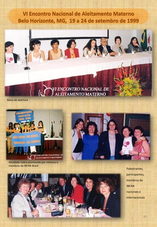 VII Encontro Nacional de Aleitamento Materno
Salvador, BA, 23 a 26 de julho de 2001
Mesa de abertura
Membros da IBFAN naci...