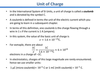 Unit C Comprehensive Physics Lecture on Electric Charges, Coulomb's Law, and ...