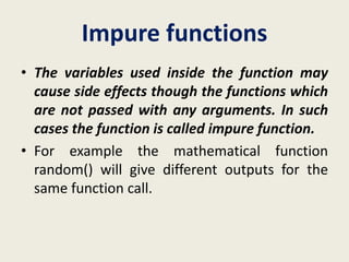 XII Computer Science- Chapter 1-Function | PPTX