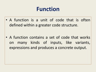 XII Computer Science- Chapter 1-Function | PPT