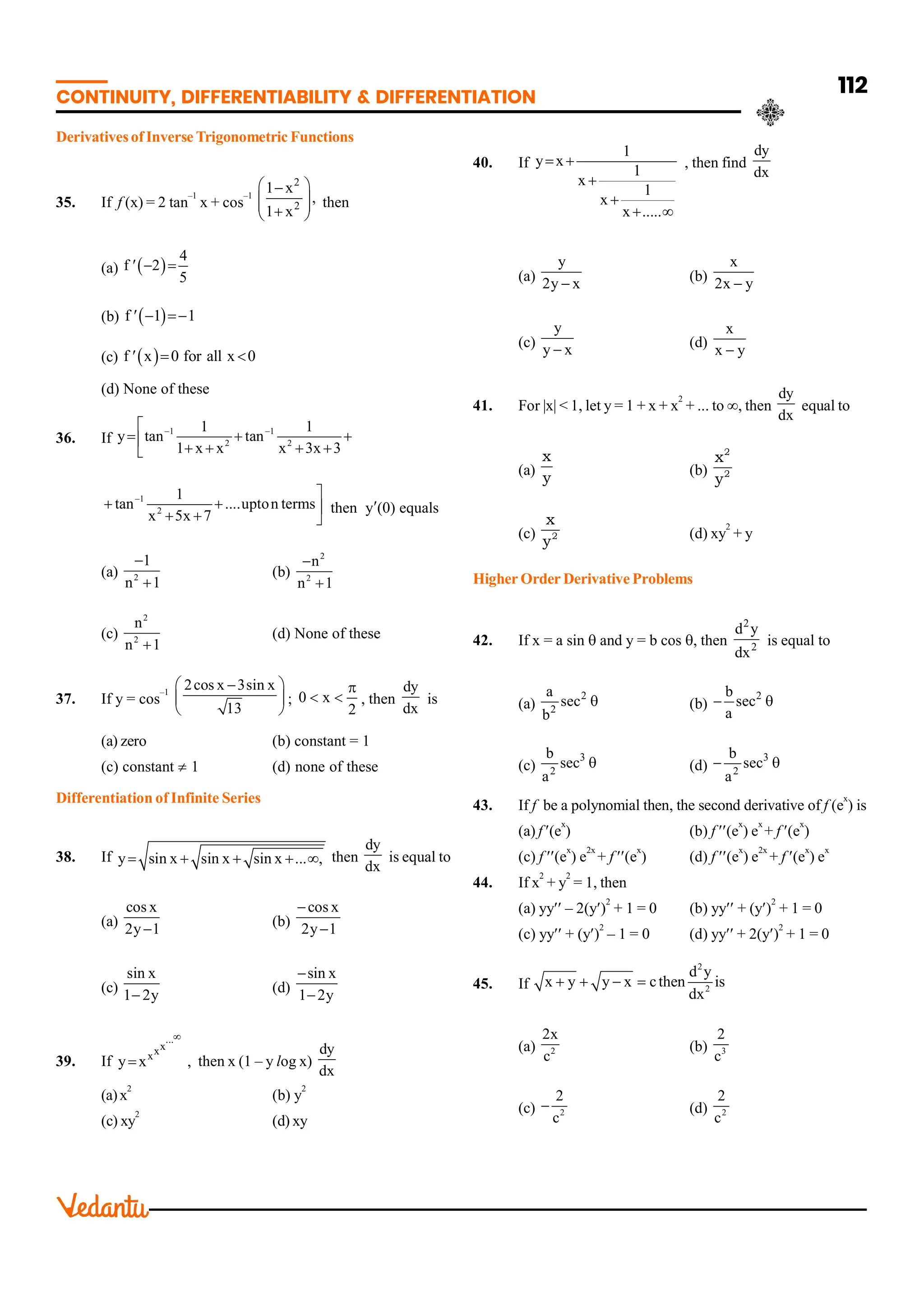 XII-JEE M-1 Mathematics vedantu book for jee | PDF