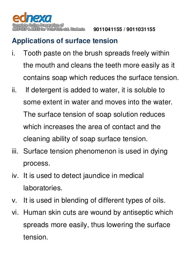 Understanding Surface Tension Part 1 12th Physics