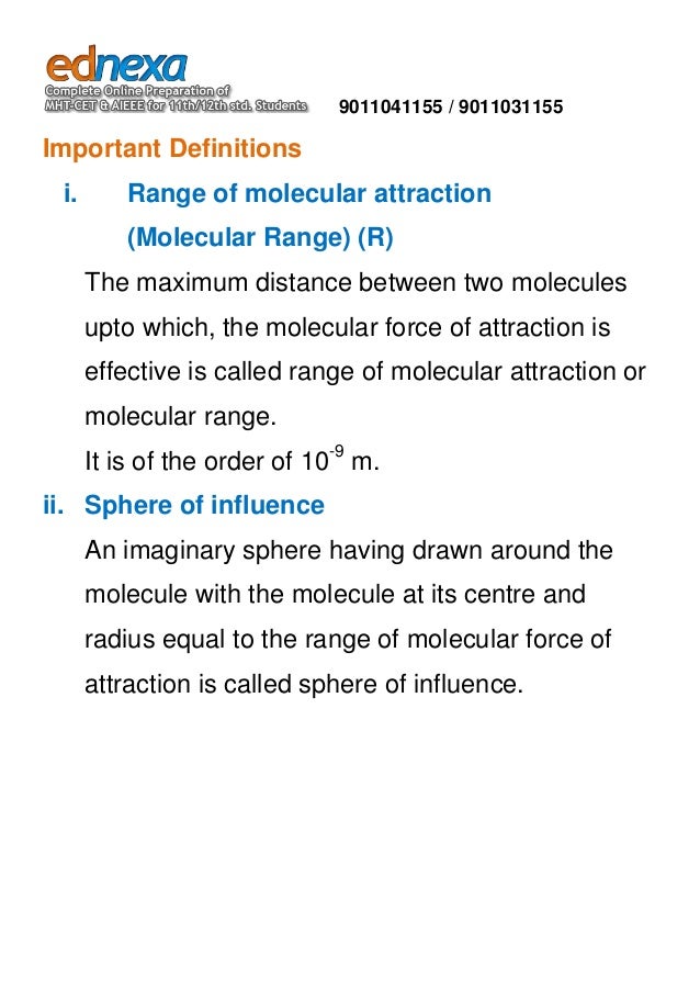 Understanding Surface Tension Part 1 - 12th Physics