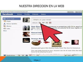 NUESTRA DIRECCION EN LA WEB
https://
 