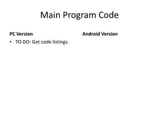 References 
Freeman, E. (2004). Head First design patterns. Sebastopol, CA: 
O'Reilly. 
Gamma, E. (1995). Design patterns: elements of reusable object-oriented 
software. Reading, Mass.: Addison-Wesley. 
Gregory, J. (2009). Game engine architecture. Wellesley, Mass.: A K 
Peters. 
Henson, M. (2013, July 24). Class structure of the platform layer. 
Retrieved June 20, 2014, from 
http://mhframework.blogspot.com/2013/07/class-structure-of-platform- 
layer.html 
Pressman, R. S. (2010). Software engineering: a practitioner's 
approach (7th ed.). Boston, Mass.: McGraw-Hill. 
