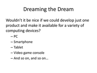 A Bird’s-Eye 
View of the 
Idea 
 