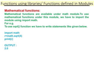 Function of Computer Science Class 12th Briefly | PPTX