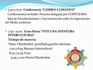 XIII Conferencia Distrital Rotaract Distrito 4290