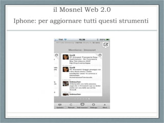 il Mosnel Web 2.0 Ricapitolando 