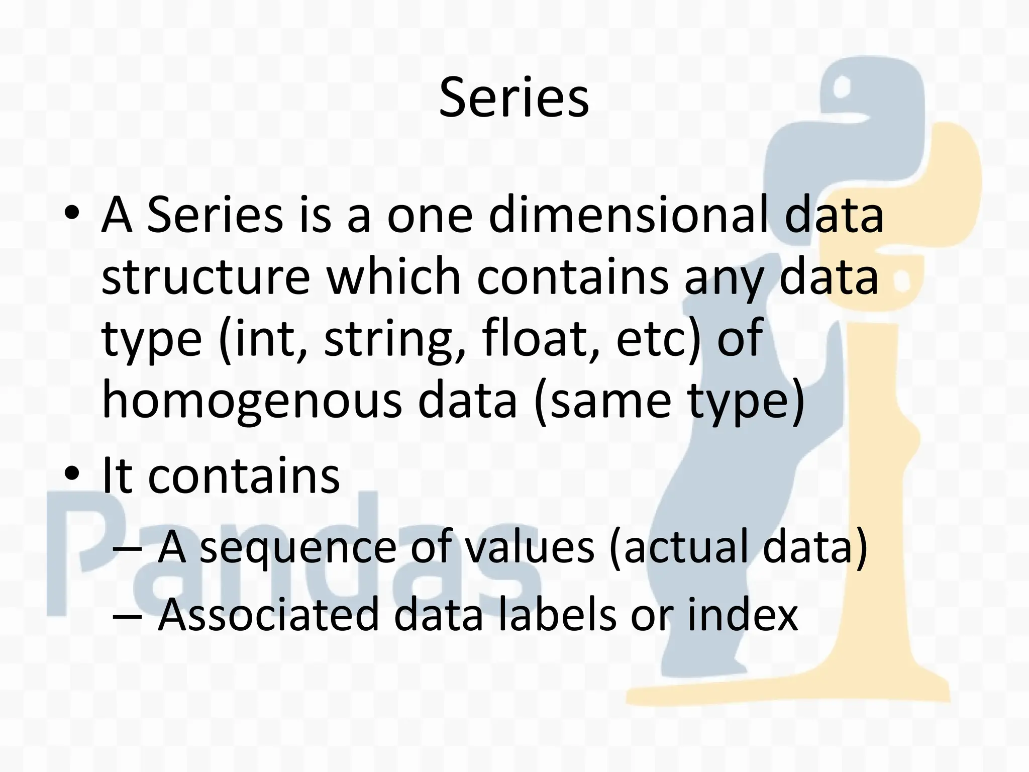 XII IP Ch 1 Python Pandas - I Series.pdf | Factual | Genres