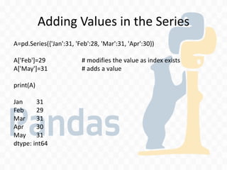python 2.7 () made series stack overflow Images... XII IP Ch 1 Python Pandas - I Series.pdf