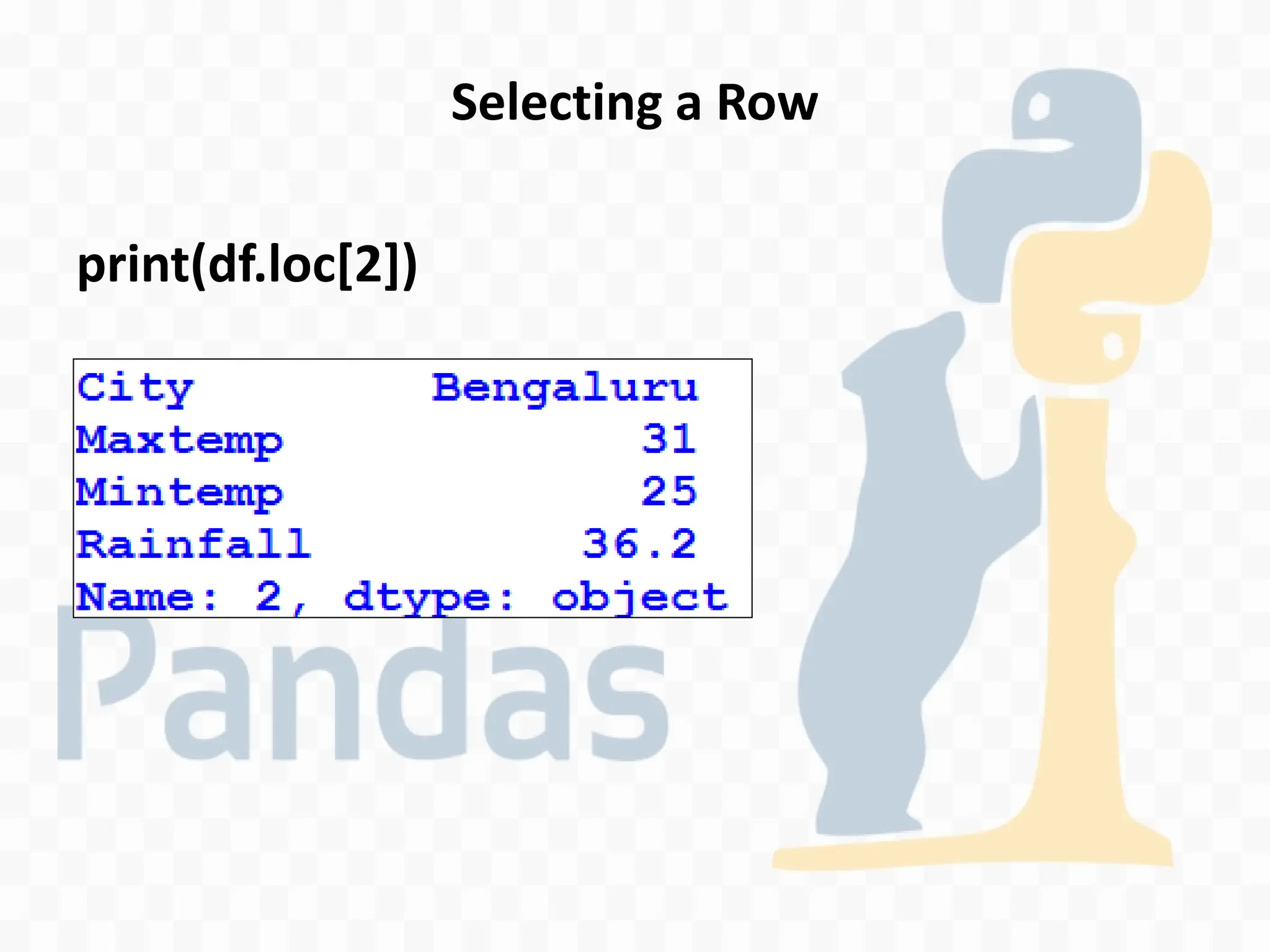XII IP Ch 2 Python Pandas - II DataFrame.pdf