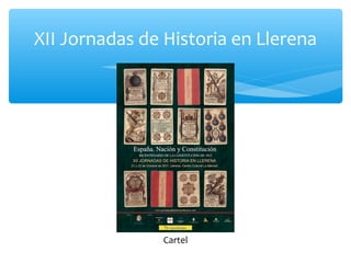 XII Jornadas de Historia en Llerena
Cartel
 