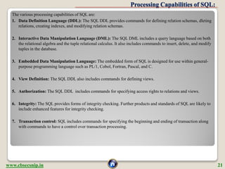 CBSE XII Database Concepts And MySQL Presentation | PDF