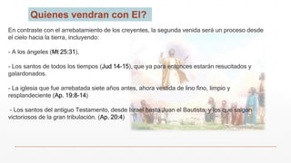 XI La Segunda venida de Cristo y el reino Milenial.pptx