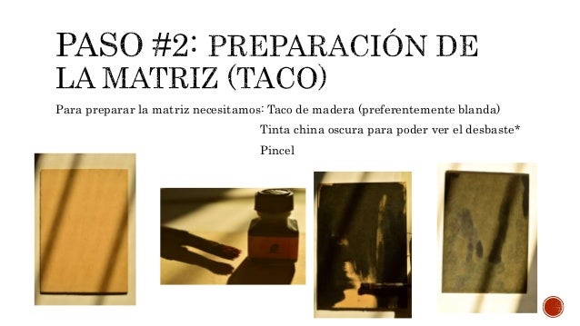 Cómo hacer una Xilografía.