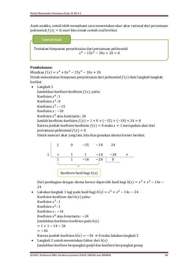 Xi Matematika Peminatan Kd 3 4 Final 1