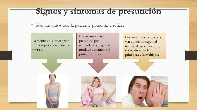 Pruebas Signos Y Síntomas En El Embarazo