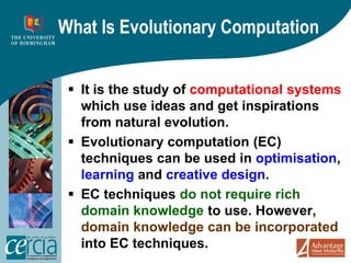 Xin Yao: "What can evolutionary computation do for you?" | PDF