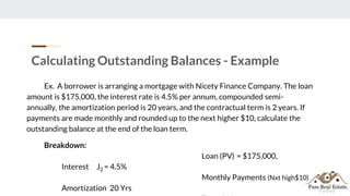 Niceties Examples Introduction To Interest Rates And Mortgage Mathematical Calculations ...