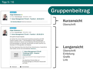 Tipp 5 / 10
Gruppenbeitrag
Kurzansicht
Überschrift
Langansicht
Überschrift
Einleitung
Grafik
Link
 