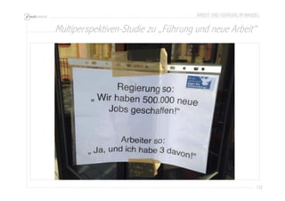 ARBEIT UND FÜHRUNG IM WANDEL 
Multiperspektiven-Studie zu „Führung und neue Arbeit“ 
132 
 