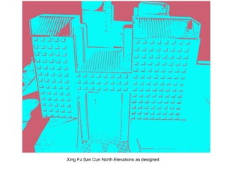 Xing Fu San Cun North Elevations as designed 
