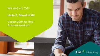 Wir sind vor Ort!
Halle 6, Stand H.20!
Vielen Dank für Ihre
Aufmerksamkeit!
 
